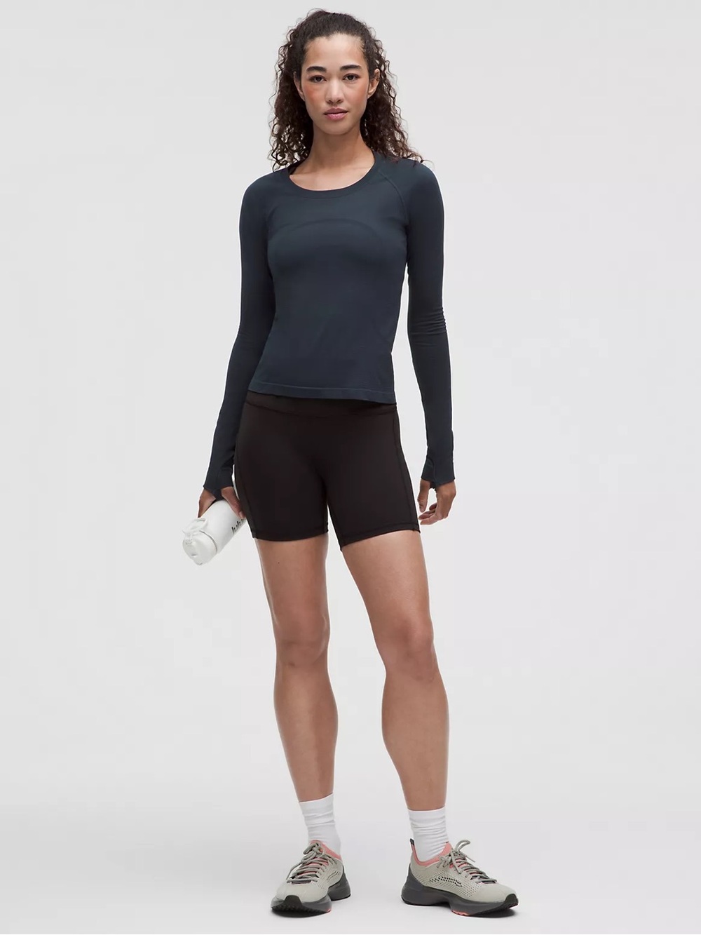 lululemon athletica Swiftly Tech Long-Sleeve Shirt Navy Size 12